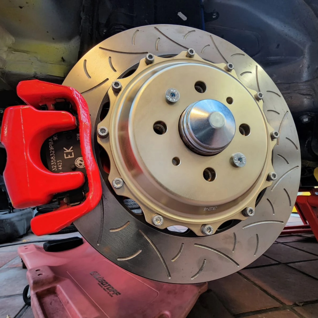 Abarth 500 / 595 / 695 324mm Abarth Big Rear Brake Disc Kit for OE Calipers - Various Options - Abarth Tuning