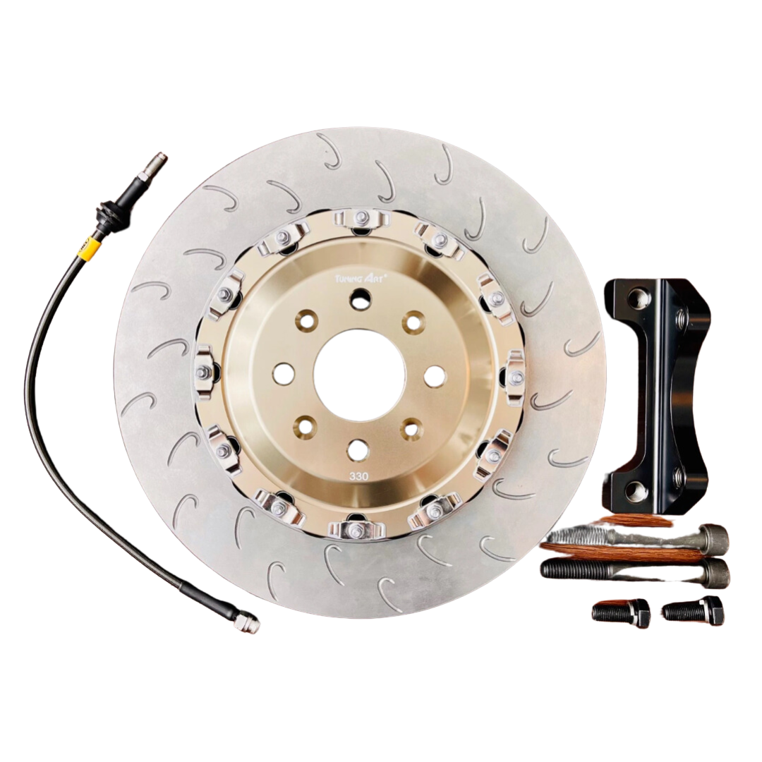 Abarth 500 / 595 / 695 & Abarth Punto 330mm Abarth Big Brake Disc Kit for Brembo 4 Piston Calipers - Various Options - Abarth Tuning