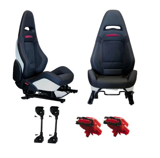 Sabelt-Sportsitze – Alcantara und Leder – 500 Abarth