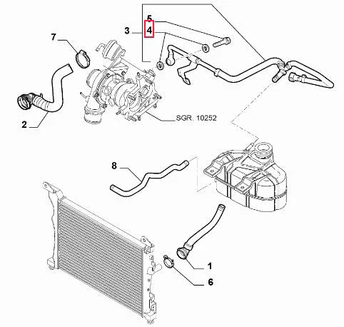 Genuine Abarth Sealing Gasket - Abarth Tuning