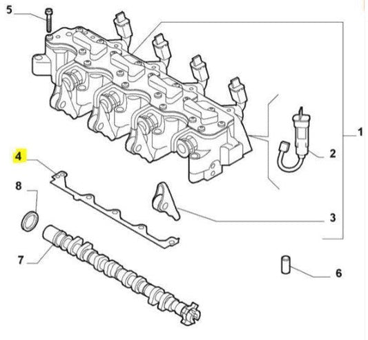 Genuine Abarth Gasket - Multiair Actuator - Abarth Tuning