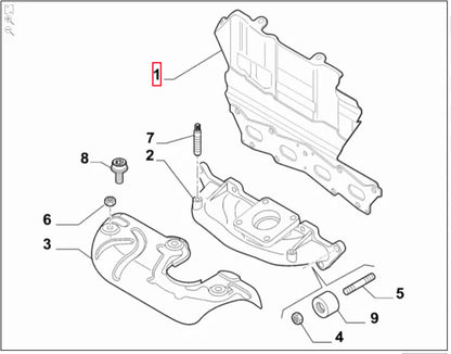 Exhaust Manifold Gasket - 500 Abarth, Punto Evo Abarth