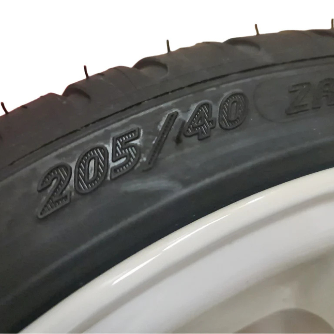 Genuine Abarth 17" Ivory Alloy Wheel & Tyre Kit - 500 Abarth