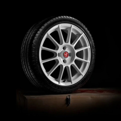 Genuine Abarth 17" Ivory Alloy Wheel & Tyre Kit - 500 Abarth