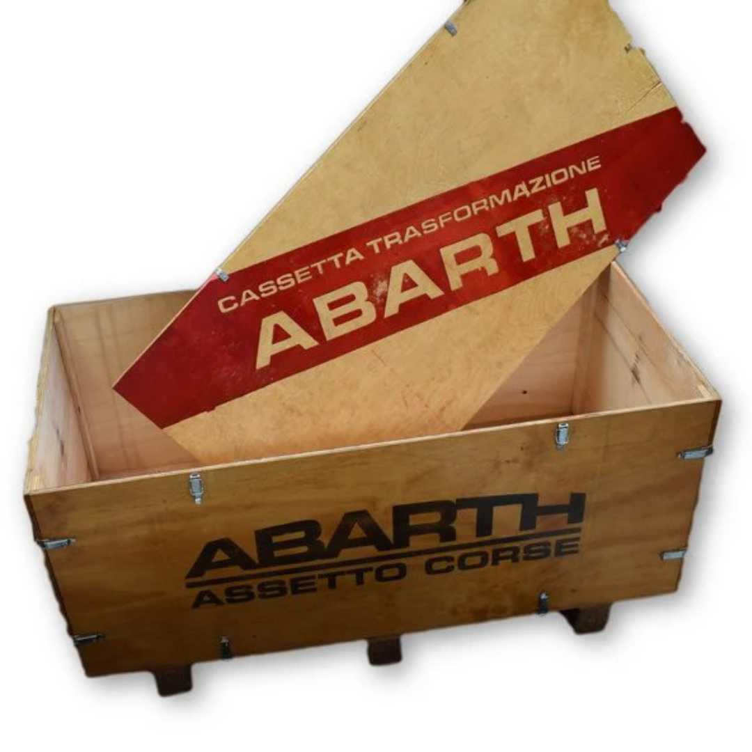 Genuine Abarth Wooden Crate