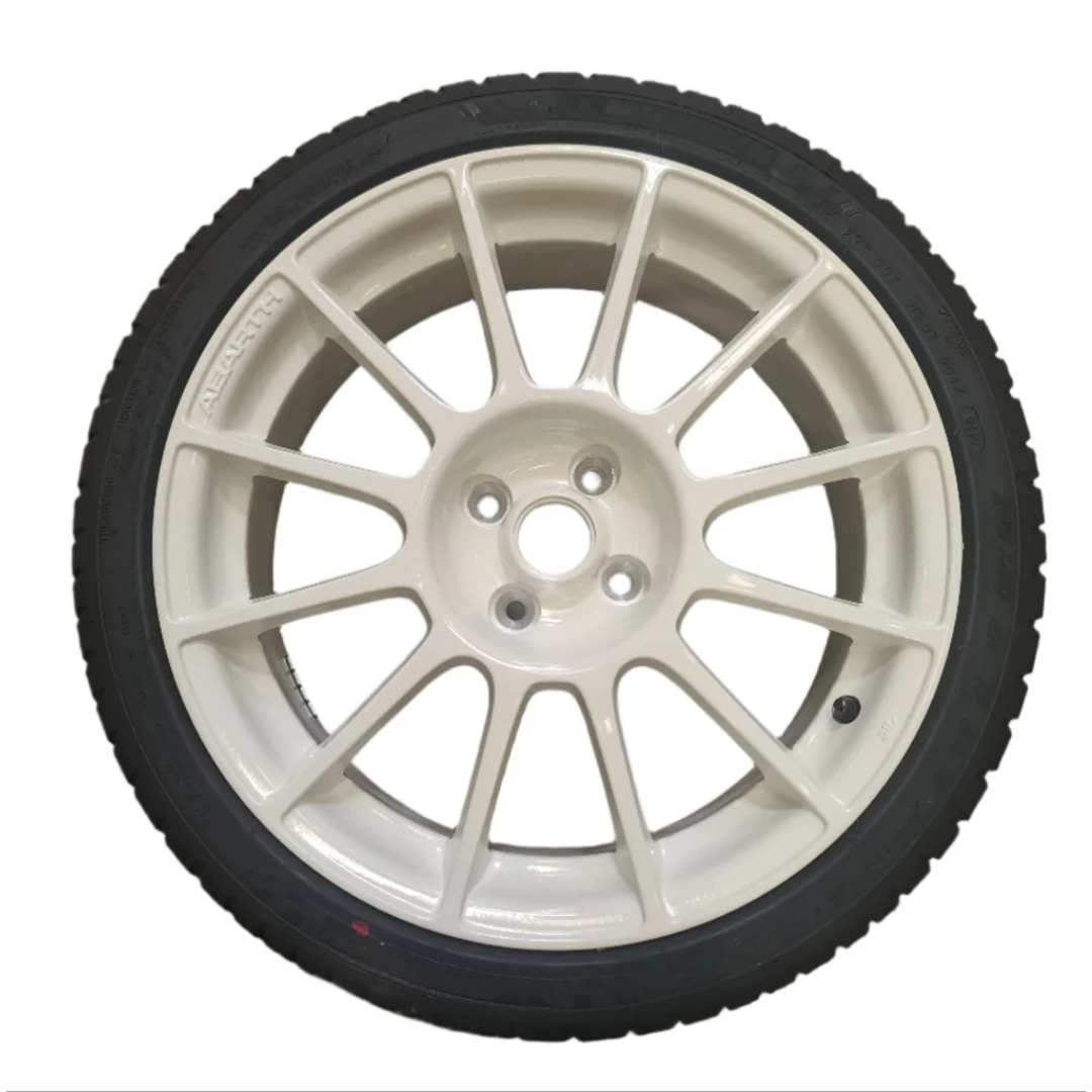 Genuine Abarth 17" Ivory Alloy Wheel & Tyre Kit - 500 Abarth