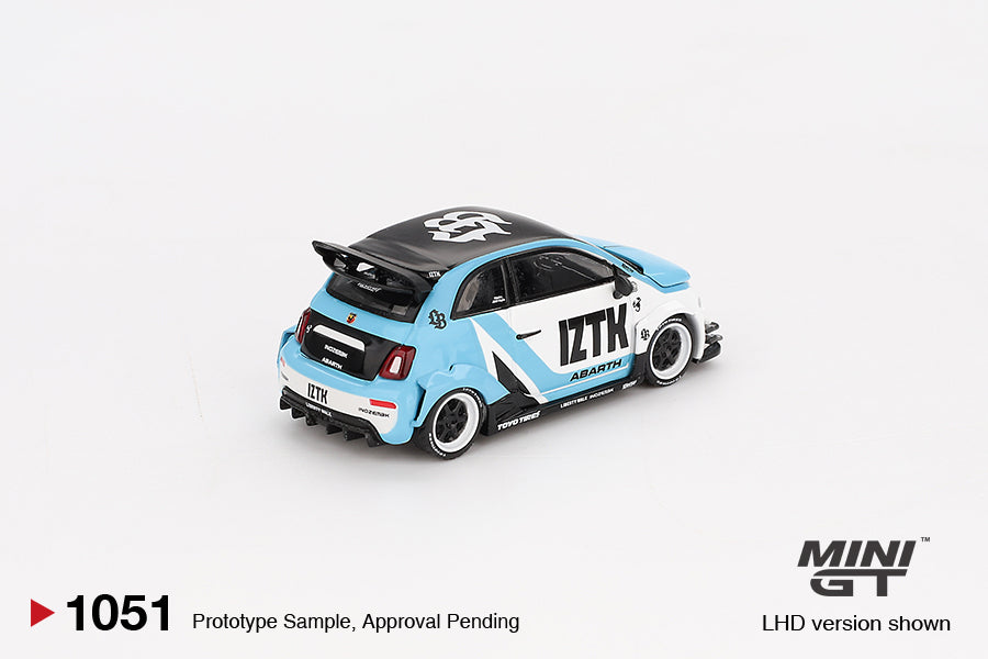 Mini GT Abarth Model Car - Abarth 595 LB-Works x Abas Works IZTK