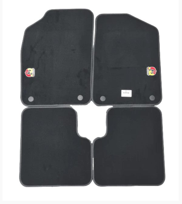Genuine Abarth 500 / 595 / 695 Floor Mats - Right Hand Drive Vehicles - Abarth Tuning