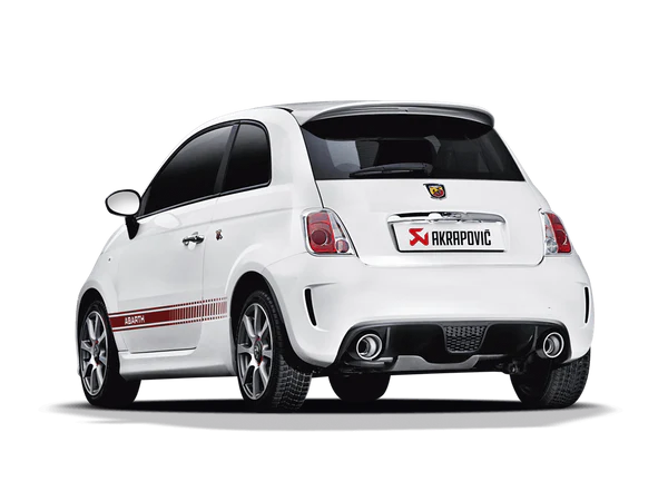 Akrapovič Exhaust for 500 / 595 / 695 Including Exhaust Tips with Valve & Sound Kit - Abarth Tuning