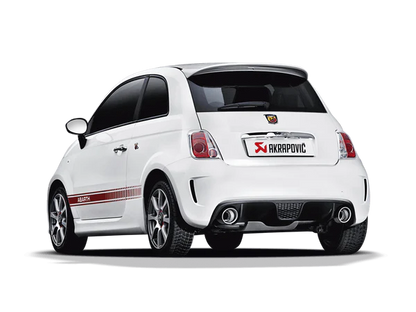 Akrapovič Exhaust for 500 / 595 / 695 Including Exhaust Tips with Valve & Sound Kit - Abarth Tuning