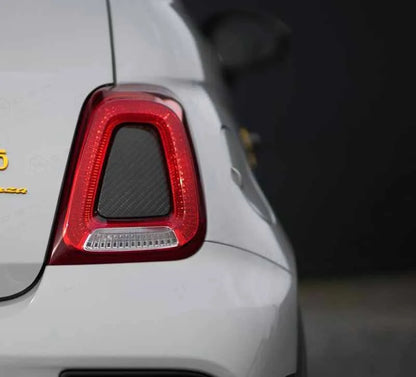 Abarth 595 Central Tail Light Trim Cover - Carbon Fibre