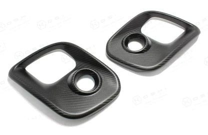 Cubierta de faros antiniebla Abarth 595 - Fibra de carbono