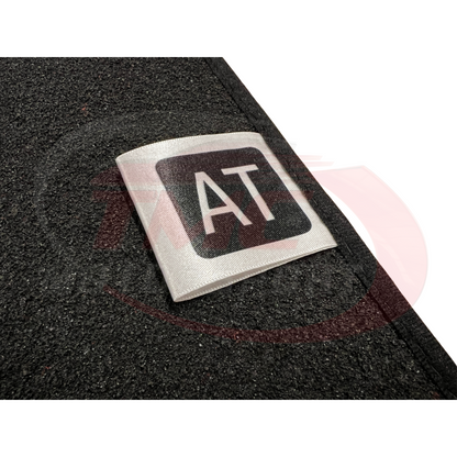 Abarth 500/595/695 Carpet Mats without Coloured Border - Right Hand Drive - Black or Red