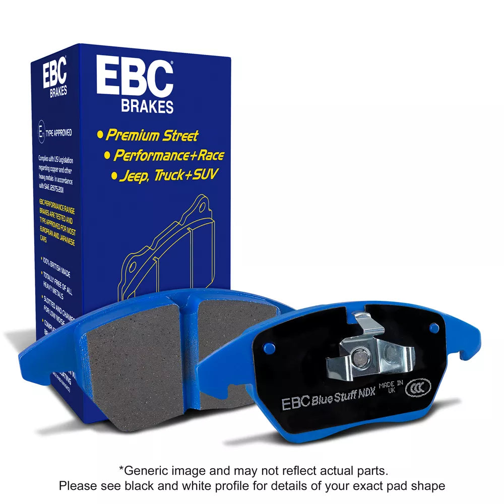 Abarth 500 / 595 / 695 EBC Front Brake Pads for Brembo Calliper - Abarth Tuning