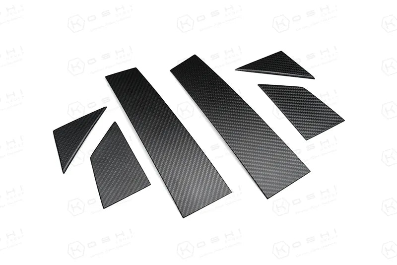 Abarth 500 / 595 / 695 Door Panels / B Pillar - Carbon Fibre
