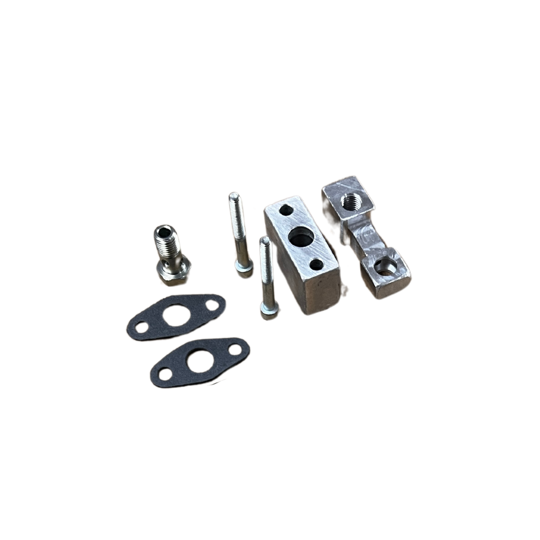 TD04/Garrett GT1446 Oil Hose Spacer Kit - Abarth Tuning