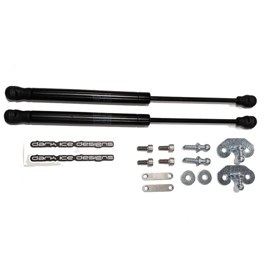 Dark Ice Designs Abarth 500 / 595 / 695 & Fiat 500 Bonnet Gas Strut Kit - Abarth Tuning