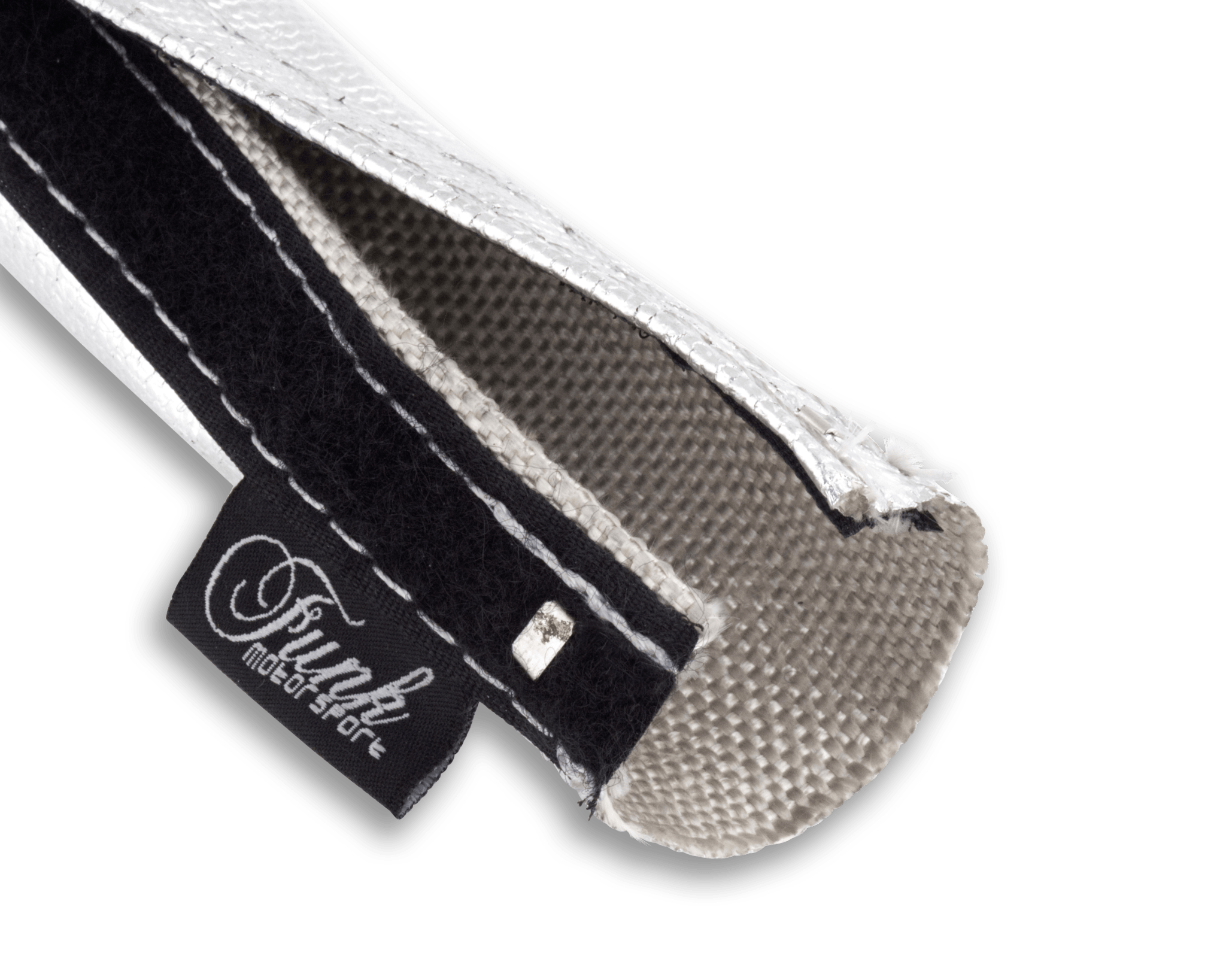 Funk Motorsport Silver Velcro Heat Sleeving - Abarth Tuning