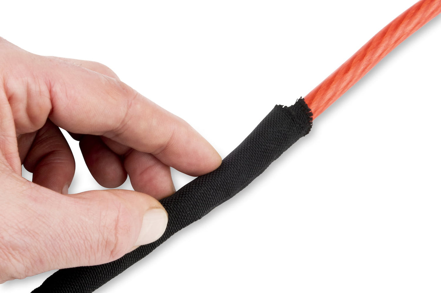 Funk Motorsport Black Self Wrap protection sleeving - Abarth Tuning