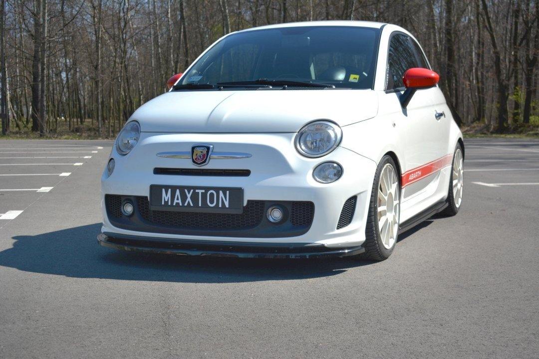 MAXTON DESIGN FRONT SPLITTER V.2 FIAT 500 MK1 ABARTH (2008-2016) - TMC Motorsport