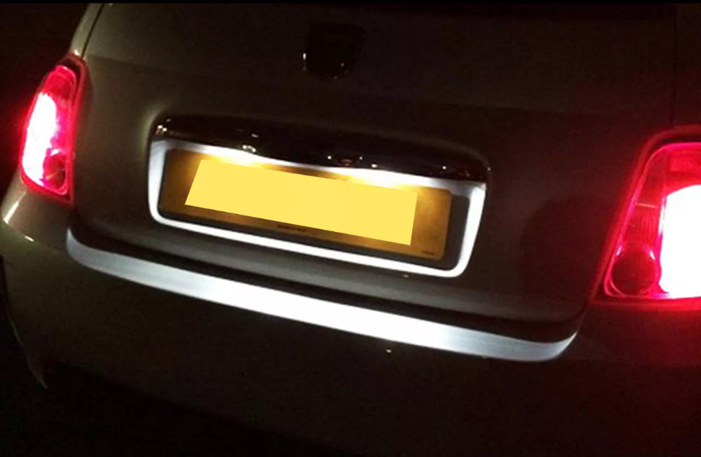 Abarth 500 / 595 / 695 LED Number Plate Lamps Error Free - Abarth Tuning