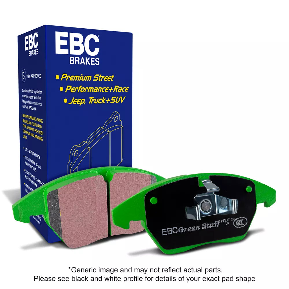 Abarth 500 / 595 / 695 EBC Front Brake Pads for Brembo Calliper - Abarth Tuning