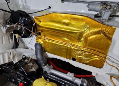Funk Motorsport Adhesive Reflective Gold Heat Blanket - Abarth Tuning