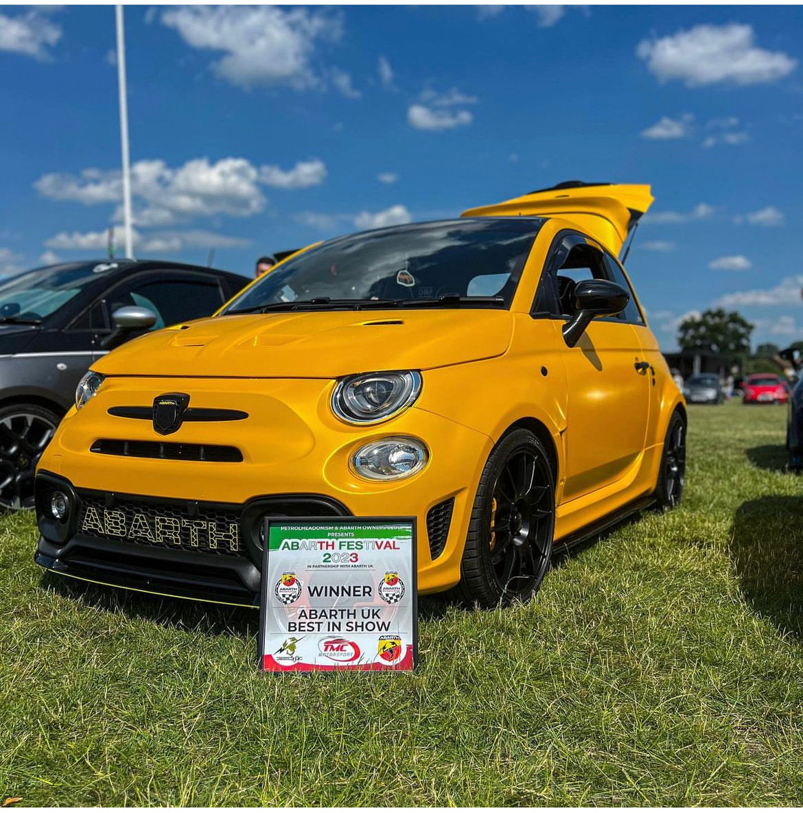 CHD Tuning "Cattivo" Angry Vented Bonnet/Hood for Abarth 500 / 595 / 695 - Abarth Tuning