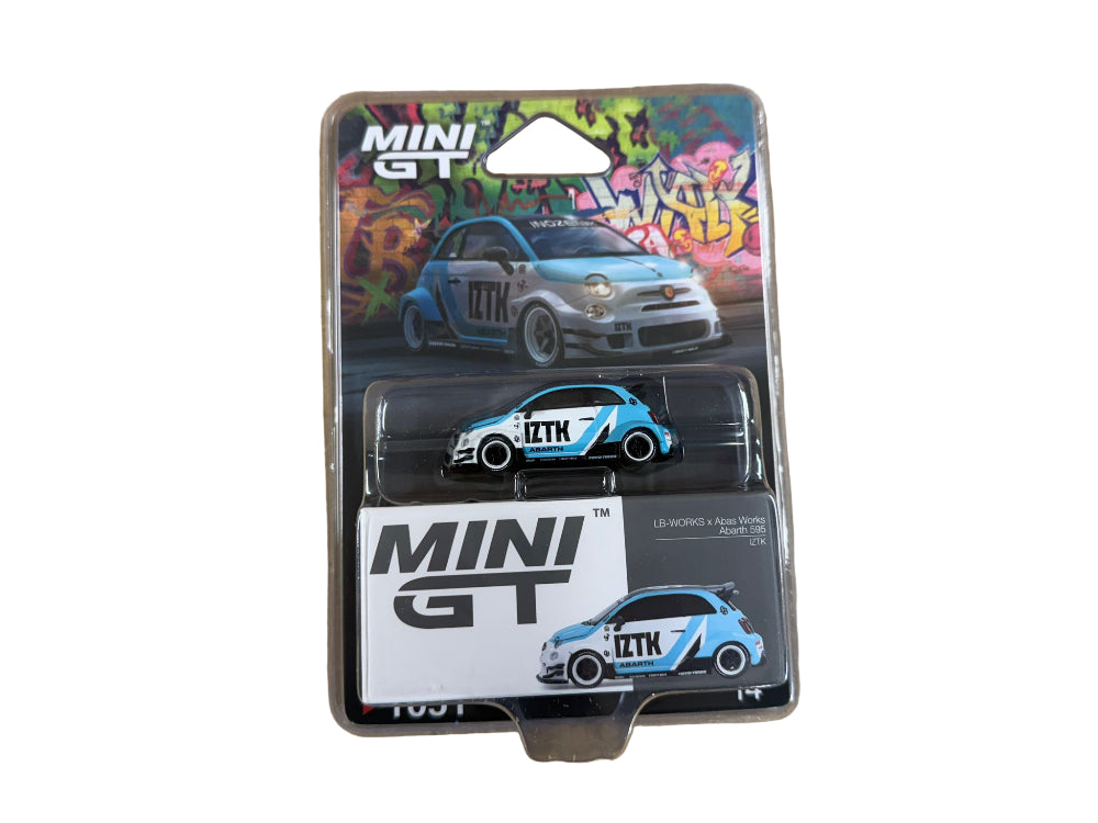 Mini GT Abarth Model Car - Abarth 595 LB-Works x Abas Works IZTK