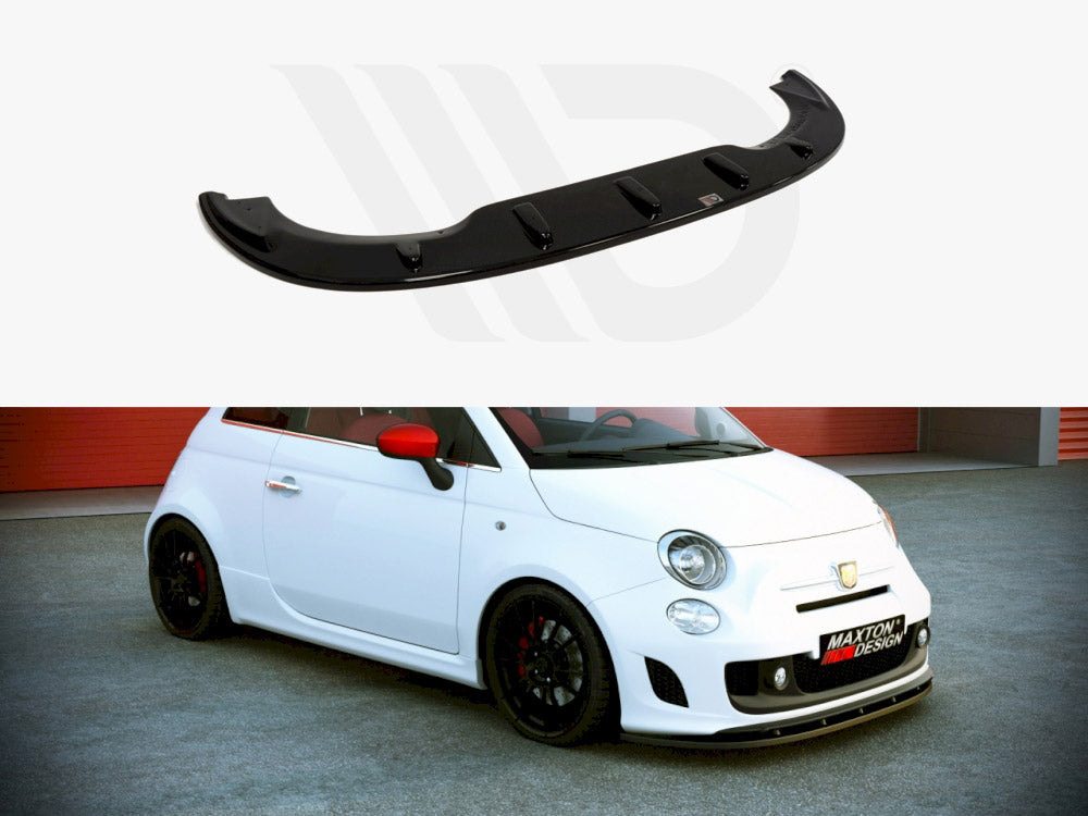 MAXTON DESIGN FRONT SPLITTER V.1 FIAT 500 MK1 ABARTH (2008-2016) - Abarth Tuning