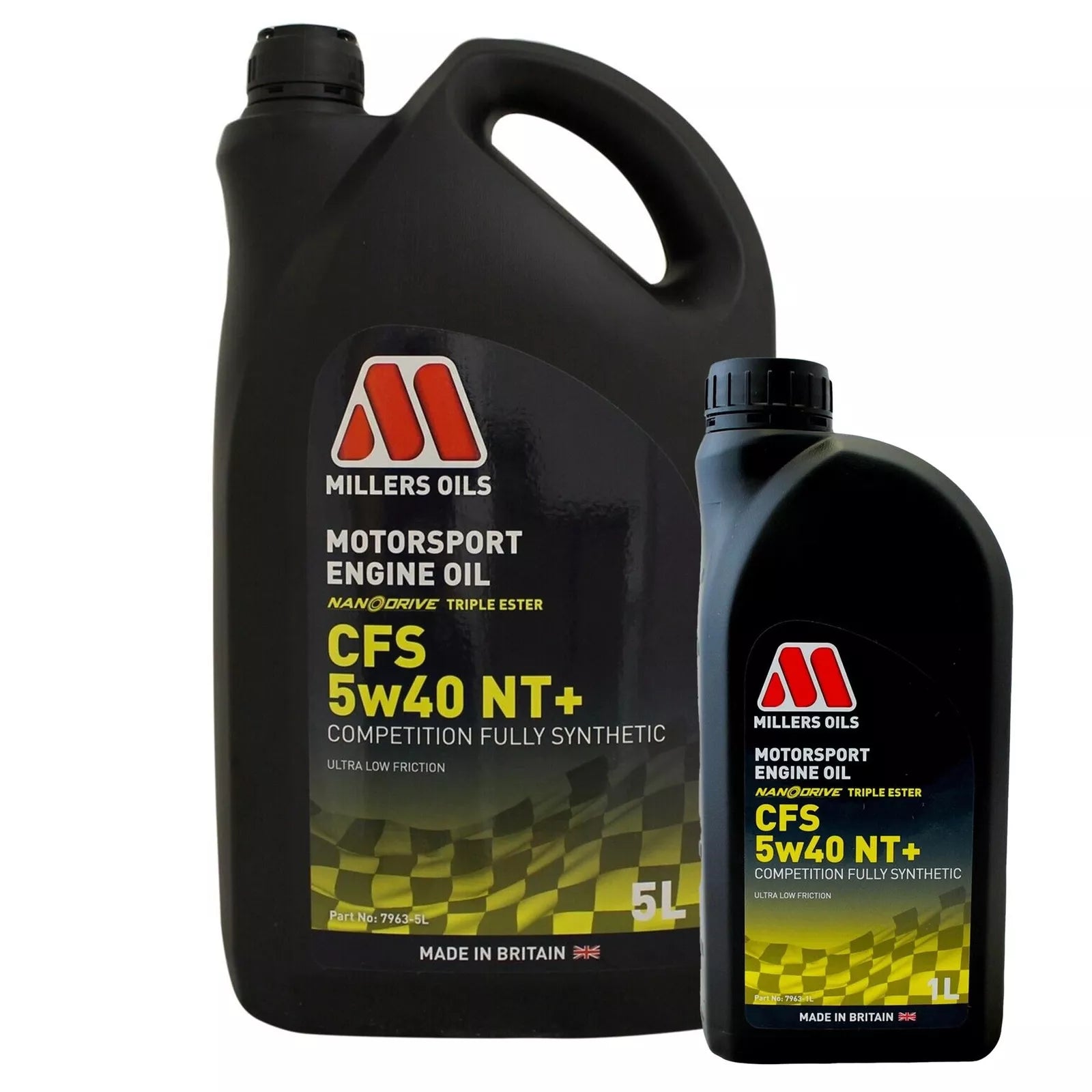 Millers Oils CFS 5W40 NT+ Motorsport Engine Oil - Abarth Tuning