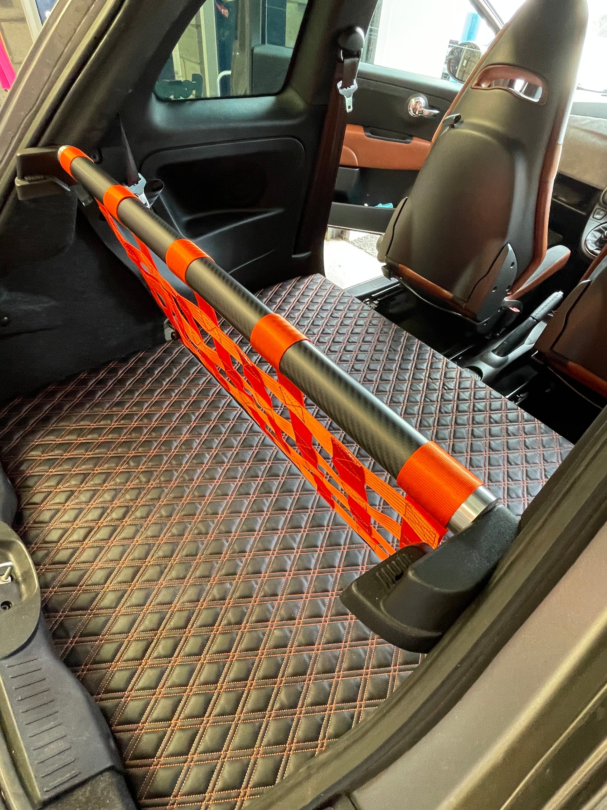 TMC Motorsport Luxury Complete Rear Seat Delete Kit for Abarth 500 / 595 / 695 - Abarth Tuning