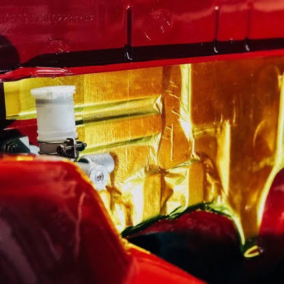 Funk Motorsport Gold Heat Tape Reflective Adhesive Sheets - Abarth Tuning