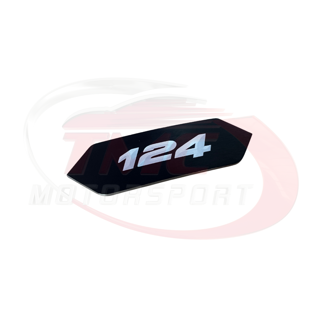 Abarth 124 Spider Grille Badge "124" - Abarth Tuning