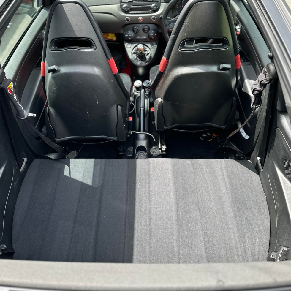 Abarth 500 / 595 / 695 Complete Rear Seat Delete Kit – TMC Motorsport ...