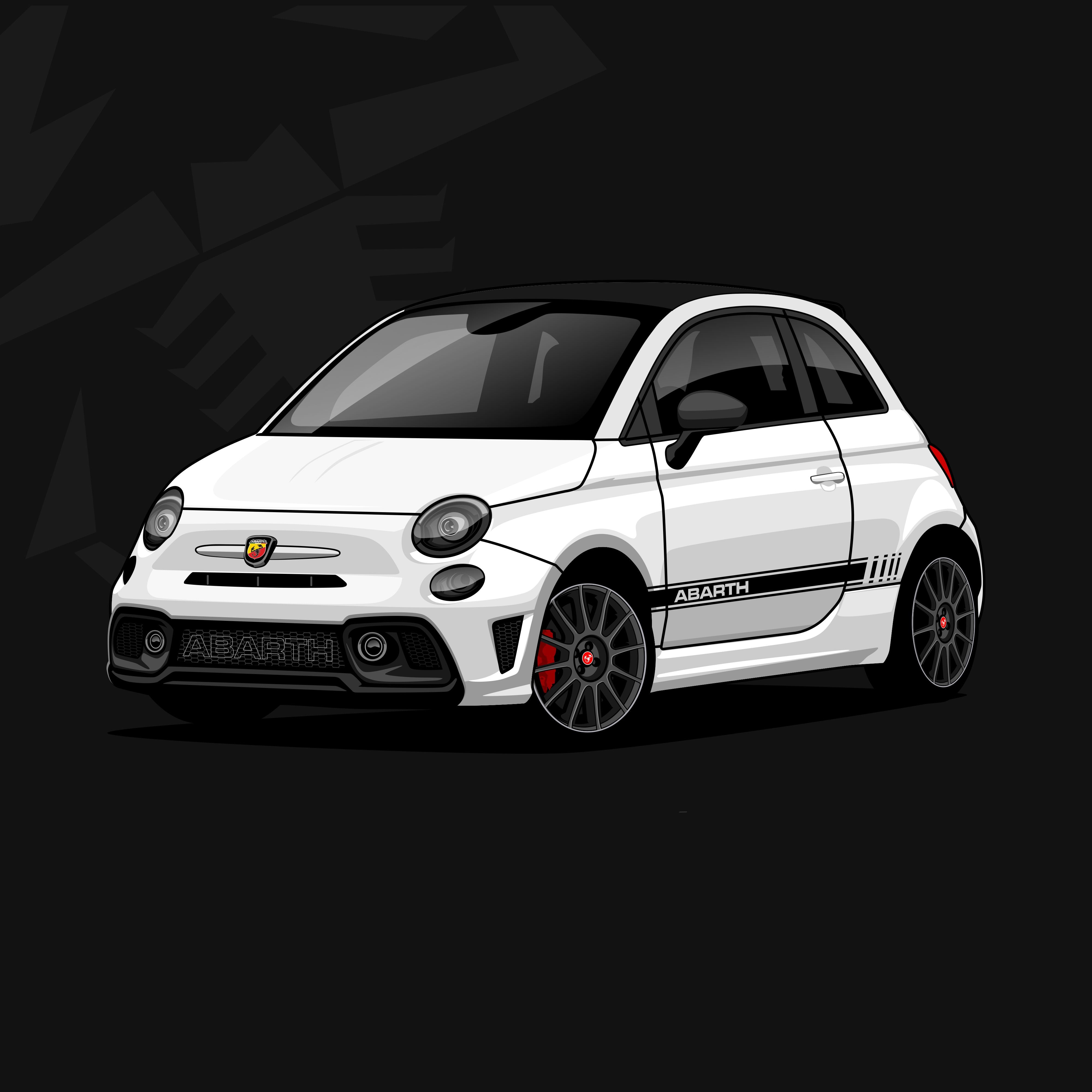 4 Tapas Centrales Para Llantas De Coche FIAT/Abarth - 60mm, Para Modelos 500, 500X, Stilo, Ducato, Palio, Etc.