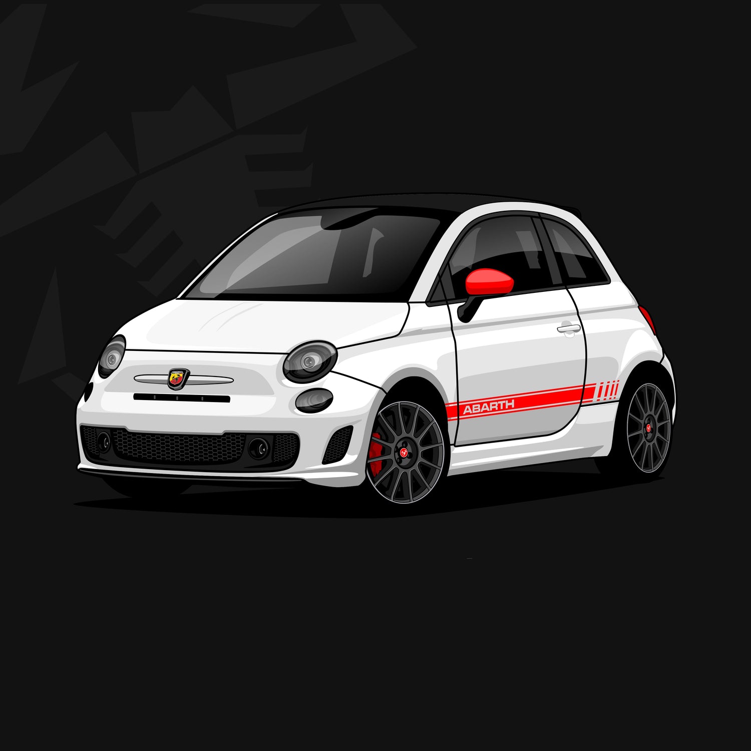 Fiat decal italy -  Schweiz