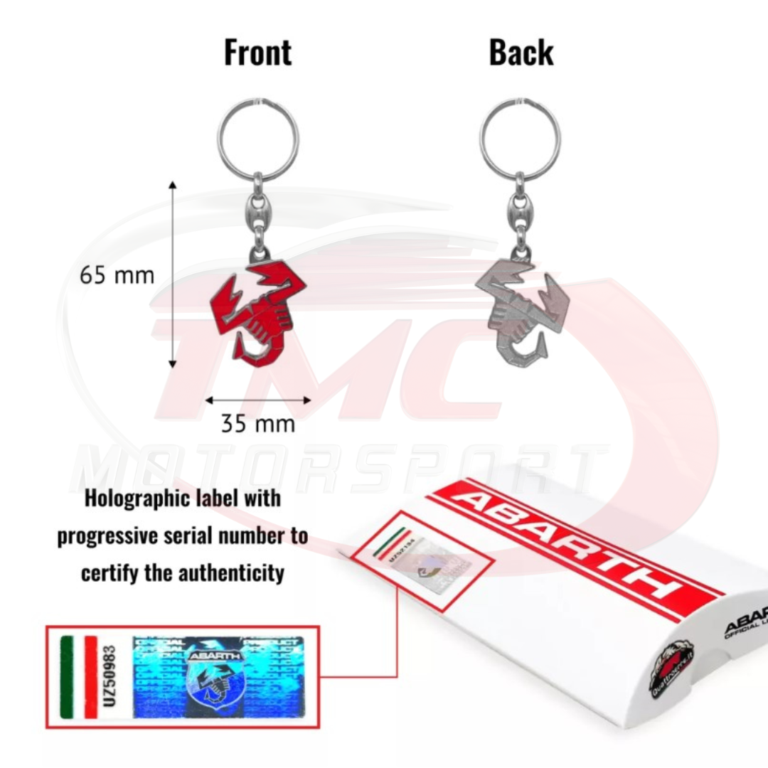 Abarth Scorpio Metal Keyring