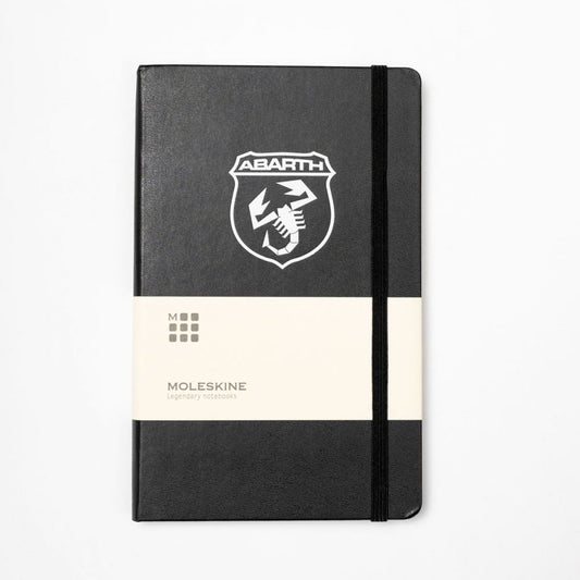 Genuine Abarth MoleSkine By Abarth Black Hardcover Large Classic Notebook - Abarth Tuning