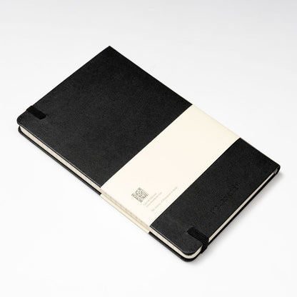 Genuine Abarth MoleSkine By Abarth Black Hardcover Large Classic Notebook - Abarth Tuning