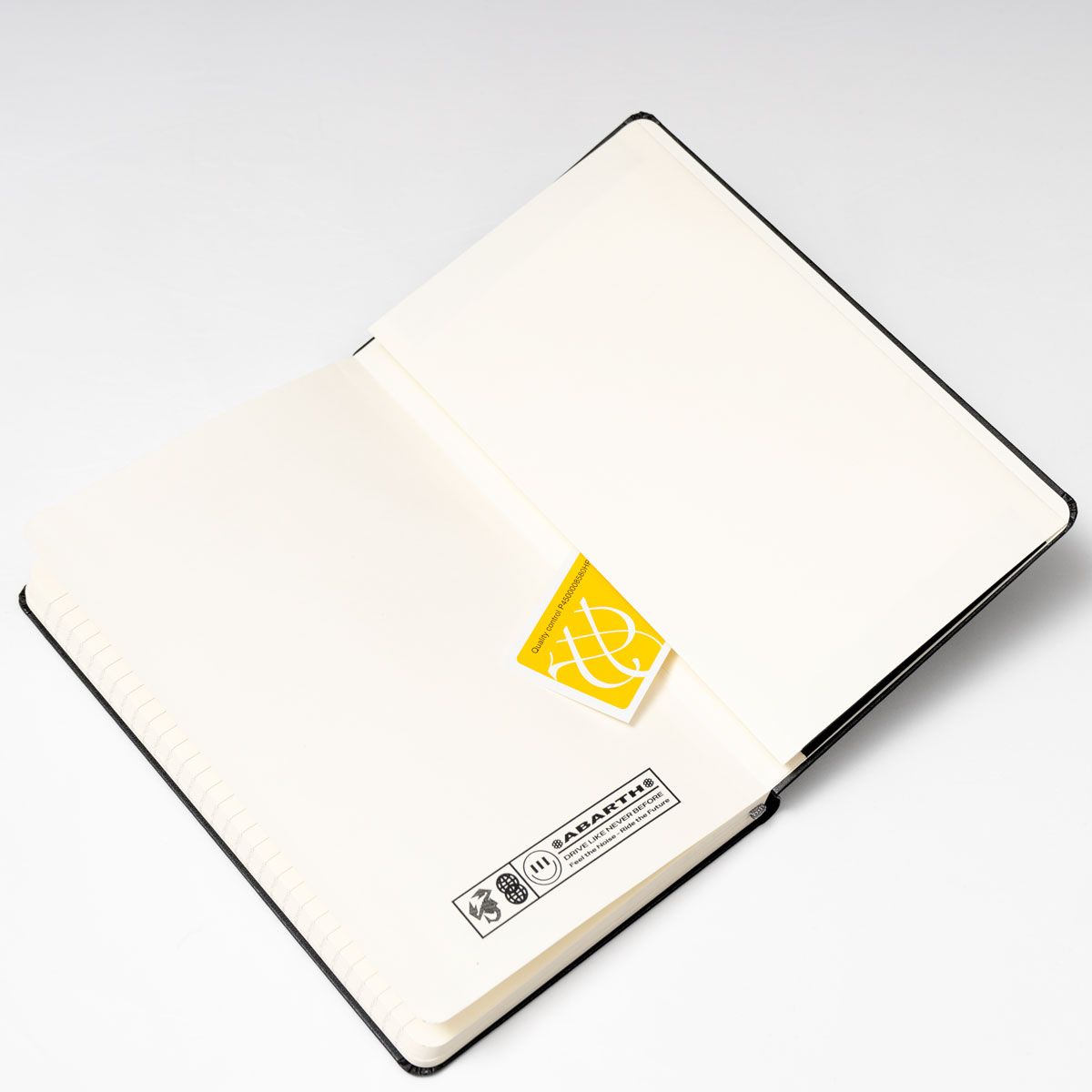 Genuine Abarth MoleSkine By Abarth Black Hardcover Large Classic Notebook - Abarth Tuning