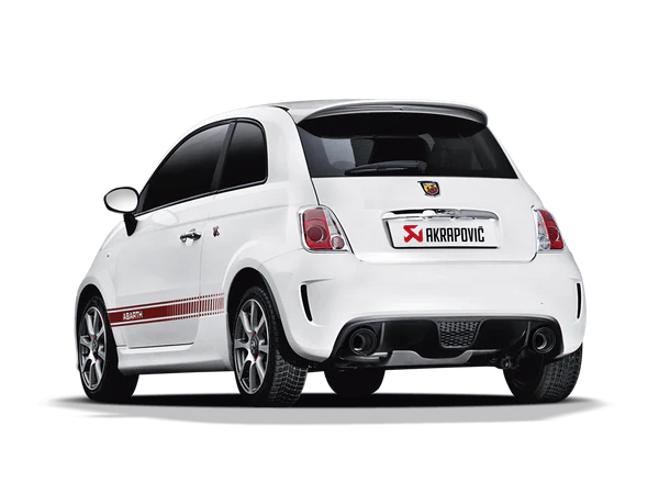 Akrapovič Exhaust for 500 / 595 / 695 Including Exhaust Tips with Valve & Sound Kit - Abarth Tuning