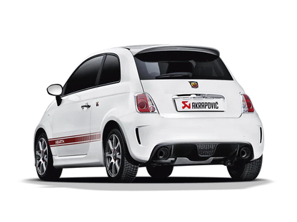 Akrapovič Exhaust for 500 / 595 / 695 Including Exhaust Tips with Valve & Sound Kit - Abarth Tuning