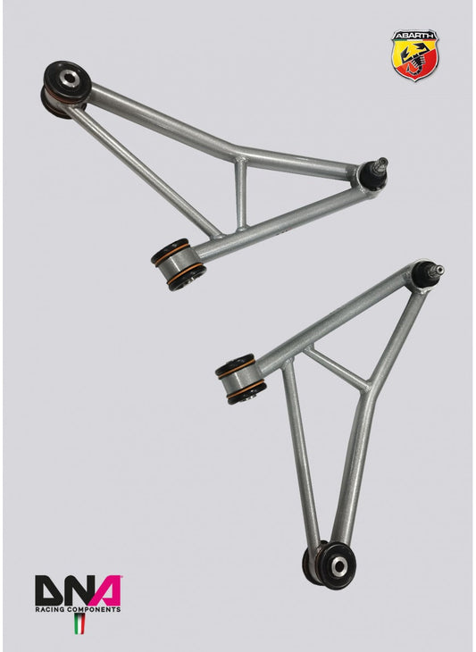 Abarth 500 / 595 / 695 Front Suspension Arm Kit - DNA RACING - Abarth Tuning