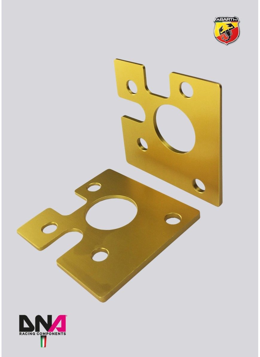 Abarth 500 / 595 / 695 Kit für hintere negative Sturzplatten - DNA RACING 
