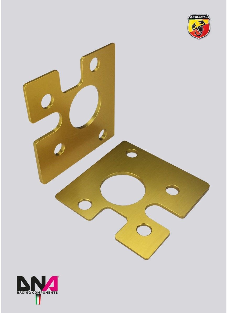 Abarth 500 / 595 / 695 Kit für hintere negative Sturzplatten - DNA RACING 
