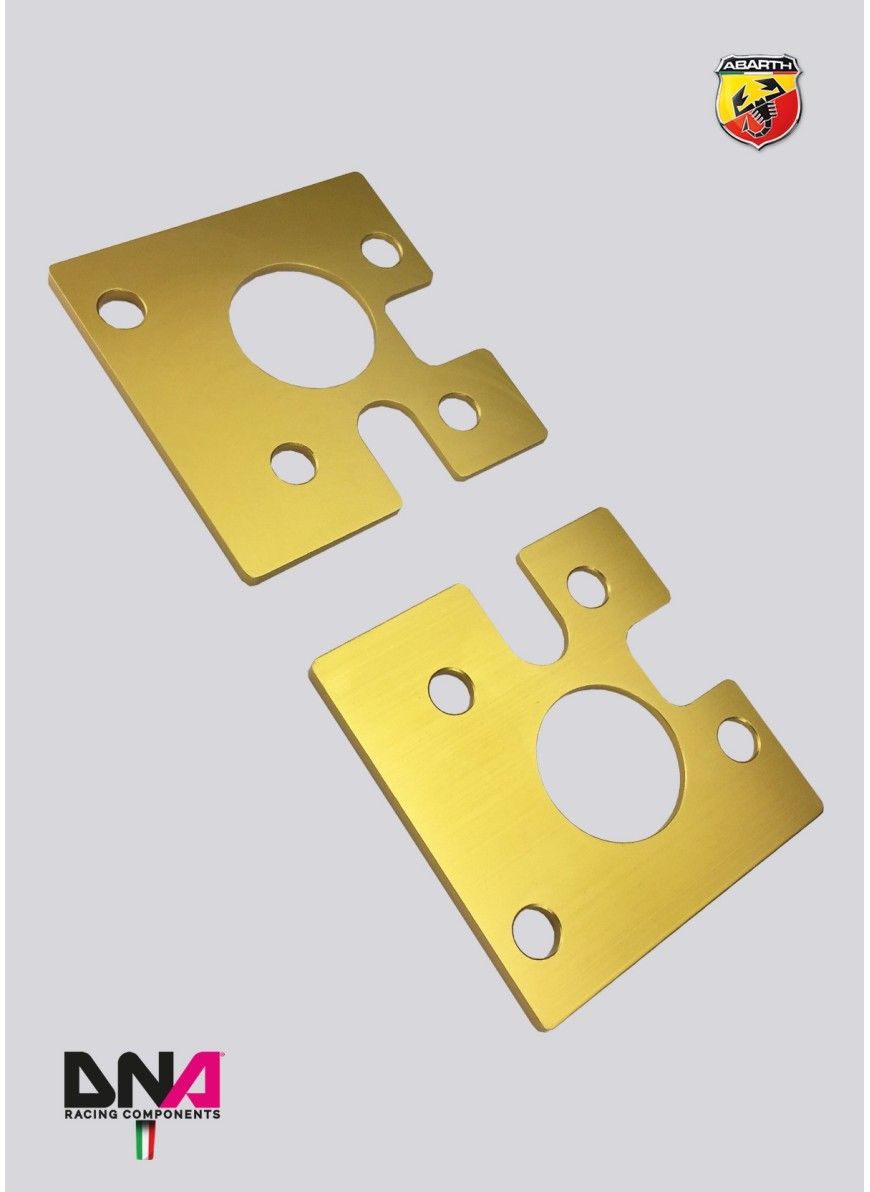 Abarth 500 / 595 / 695 Kit für hintere negative Sturzplatten - DNA RACING 