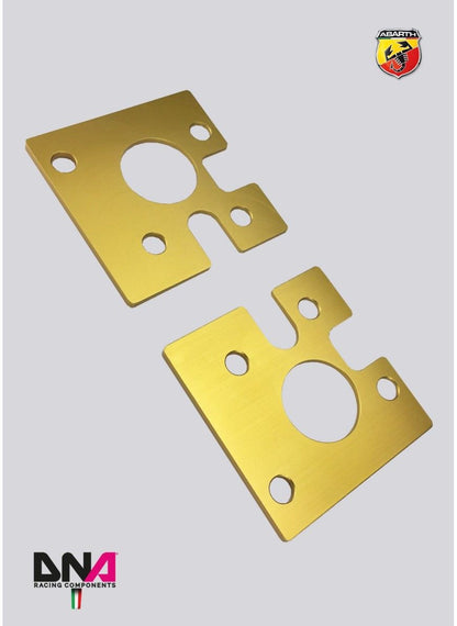 Abarth 500 / 595 / 695 Kit für hintere negative Sturzplatten - DNA RACING 