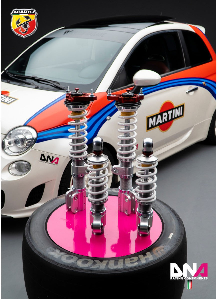 Abarth 500 / 595 / 695 & Fiat 500 Abarth USA WRS Coilover Kit - DNA Racing - Abarth Tuning