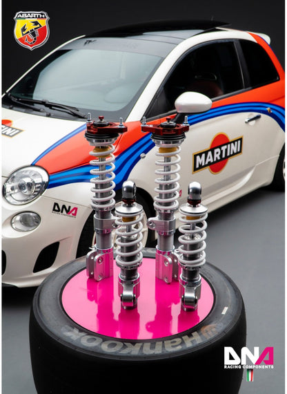Abarth 500 / 595 / 695 & Fiat 500 Abarth USA WRS Coilover Kit - DNA Racing - Abarth Tuning